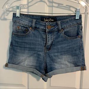 ⭐️ 4/$20 Indigo Rein Stretchy High Rise Shorts